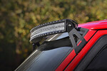 70517 - : LED Light Mount | Upper Windshield | 50" Curved | Fits Jeep Cherokee XJ (84-01) for Rough Country Image