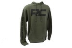 94096LG - : Rough Country Hoodie | RC Topographical Sleeve | Army Green | LG for Rough Country Image