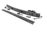 72950BD - : 50 Inch Black Series LED Light Bar | Curved | Dual Row | Cool White DRL for Rough Country Image