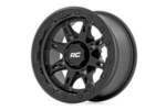 94140733 - : Rough Country 94 Series Wheel | UTV | Matte Black | 14x7 | 4-137 | +10mm for Rough Country Image
