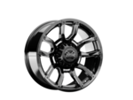 TW403C2090983300 - : Torque Impact | Gloss Black w/Milled Accents | 20x9 | 8x180 | 0mm for Rough Country Image