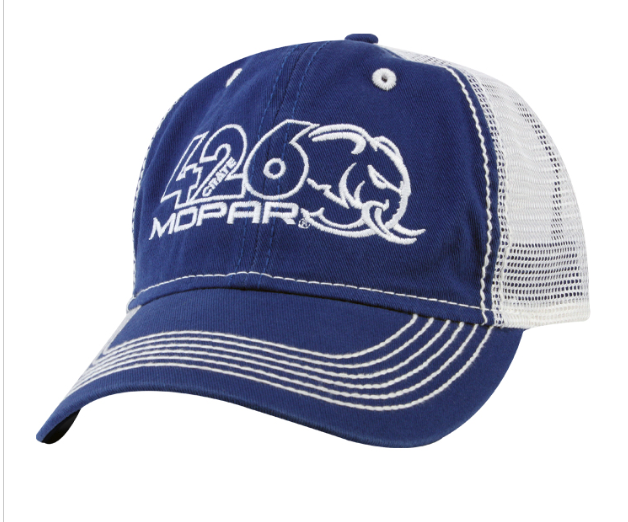 12G7D - : New Dodge Hellephant 1000 Crate 426 Mesh Cap Ball Cap Black Baseball Cap Mopar for Mopar Image