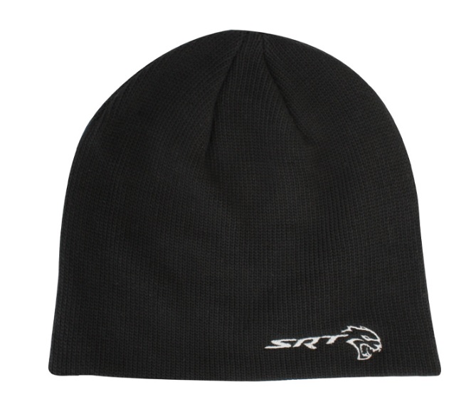 119U9 - : New Dodge Srt Hellcat Beanie Hat Black Srt Hellcat One Size Fits Most for Mopar Image