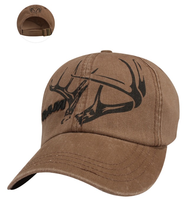 11D6T - : New Ram Antlers Cap Ball Cap Hat Brown One Size Fits Most for Mopar Image