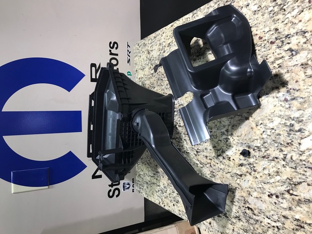 SWMHCBOXLD - : 2019 Dodge Charger SRT Scat Pack Daytona Hellcat Ram Air Box &amp; Tube Shield OEM for Mopar Image