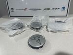 SWN68631995AA - : 05-25 Challenger Charger Magnum 300 Wheel Center Caps Set 4 Fratzog Silver Mopar for Mopar Image