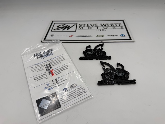 SWMSIXPACKBLK - : 11-26 Dodge Challenger Charger Sixpack Six Pack Fender Emblem Decal Badge Black for SW PERFORMANCE Image