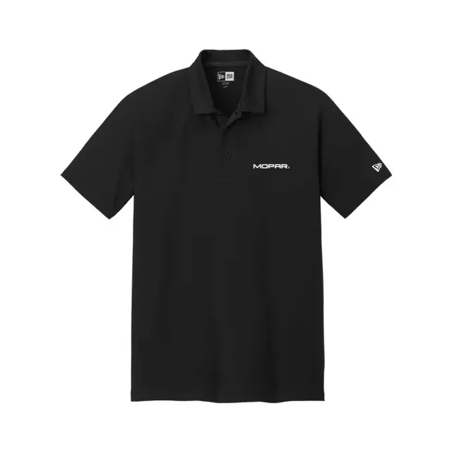 1325XLG - : Dodge Ram Jeep New Men's New Era® Power Polo Mopar Official Black Soft X-Large for Mopar Image