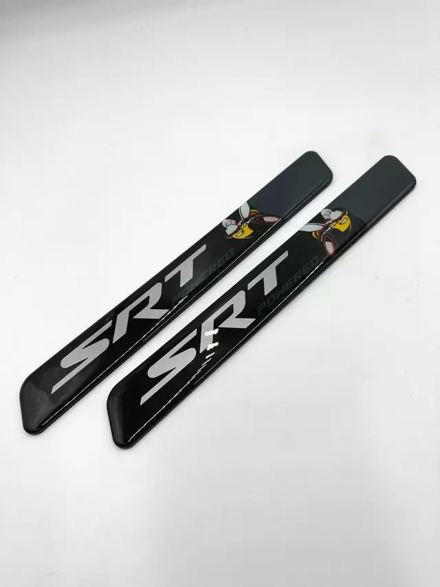 SWMINSERTSPBSRTDESTROYER - : Challenger Charger Engine Half Cover Powered By SRT Bee Inserts Emblems Destroyr for SW PERFORMANCE Image