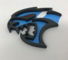 68394607AB - : Hellcat Nameplate, Left for Dodge: Challenger Image