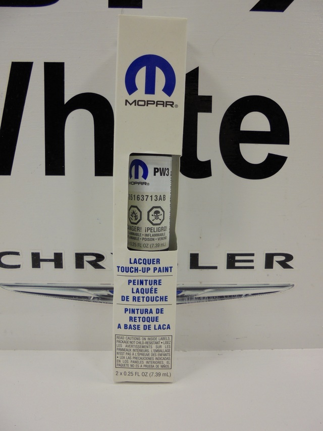 68623530AA - Vehicle Care Products: Touch-Up Paint Pen - White C/C (PW3) for Dodge: Journey | Fiat: 500 | Jeep: Compass Image