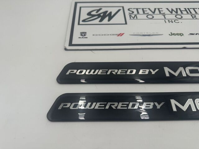 SWMINSERTBLUE - : Challenger Charger Durango Engine Half Cover Valve 5.7L PBM Inserts Emblems Blue for SW PERFORMANCE Image