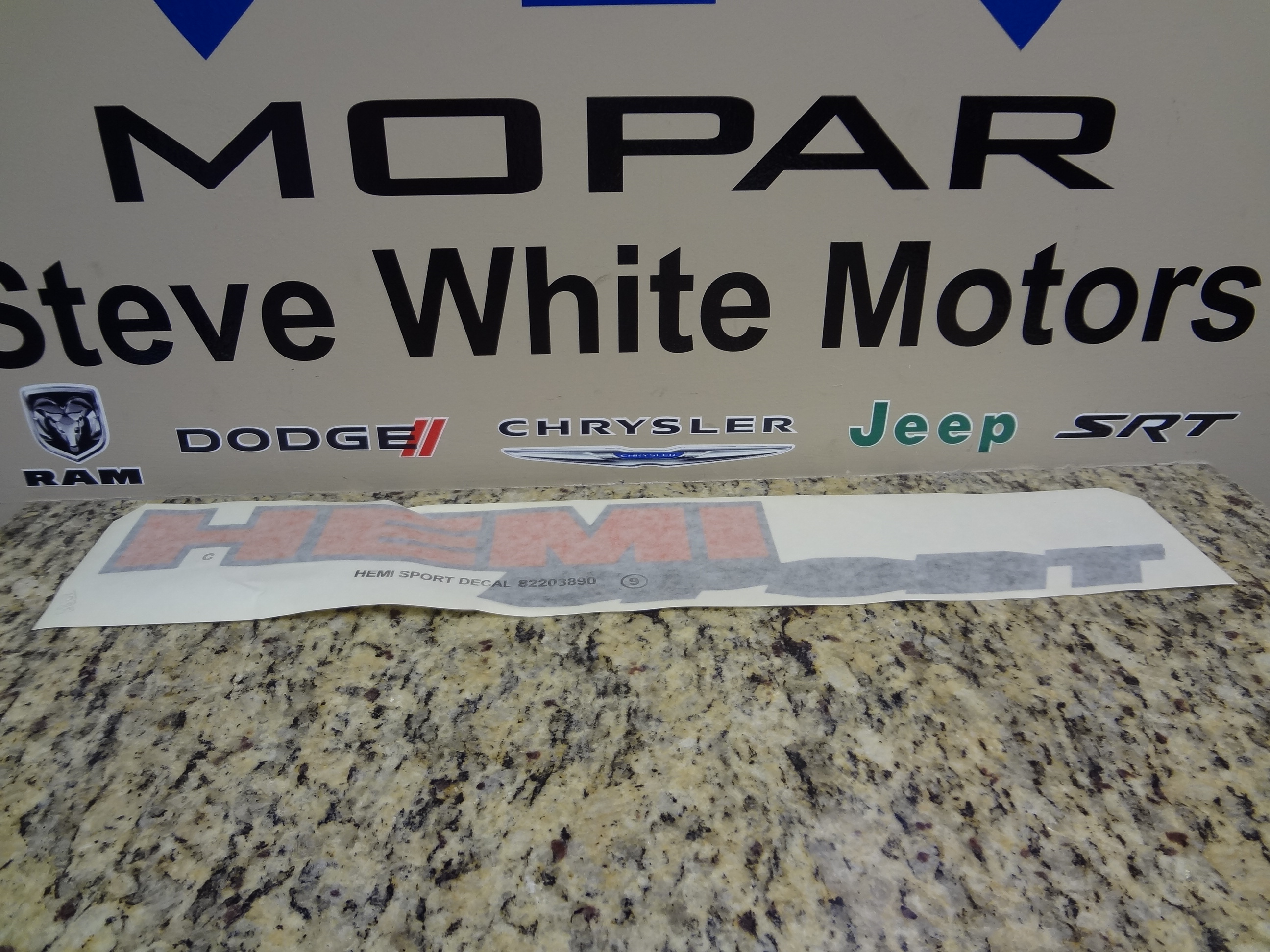 82208890 - Exterior Accessories: Pickup Box Decal for Mopar Image