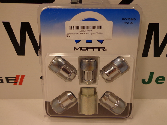 82211405AB - Exterior Accessories: Wheel Locks for Jeep: Liberty, Wrangler, Wrangler JK Image