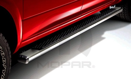 82213265AC - Exterior Accessories: Stainless Steel, Cab Length Tubular Side Steps For Quad Cab for Ram: 1500, 1500 Classic Image