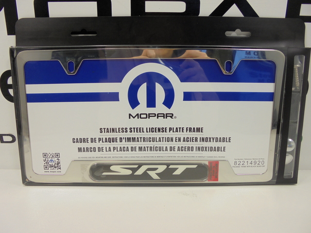 82214920 - Exterior Accessories: License Plate Frame for Mopar Image