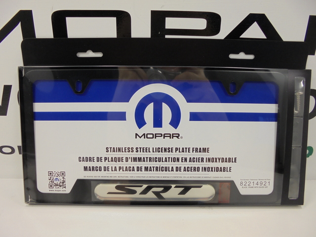 82214921 - Exterior Accessories: License Plate Frame for Mopar Image