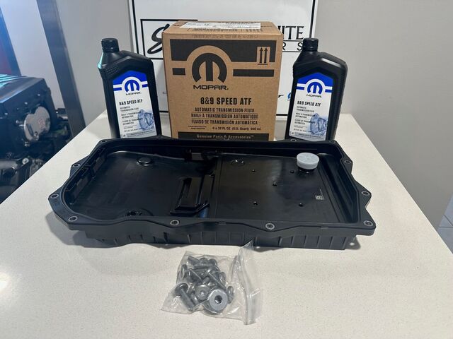 SWM8ZF - : 13-26 Grand Cherokee Durango 1500 8 Speed Auto Transmission Oil Pan &amp; Filter Oil for Mopar Image