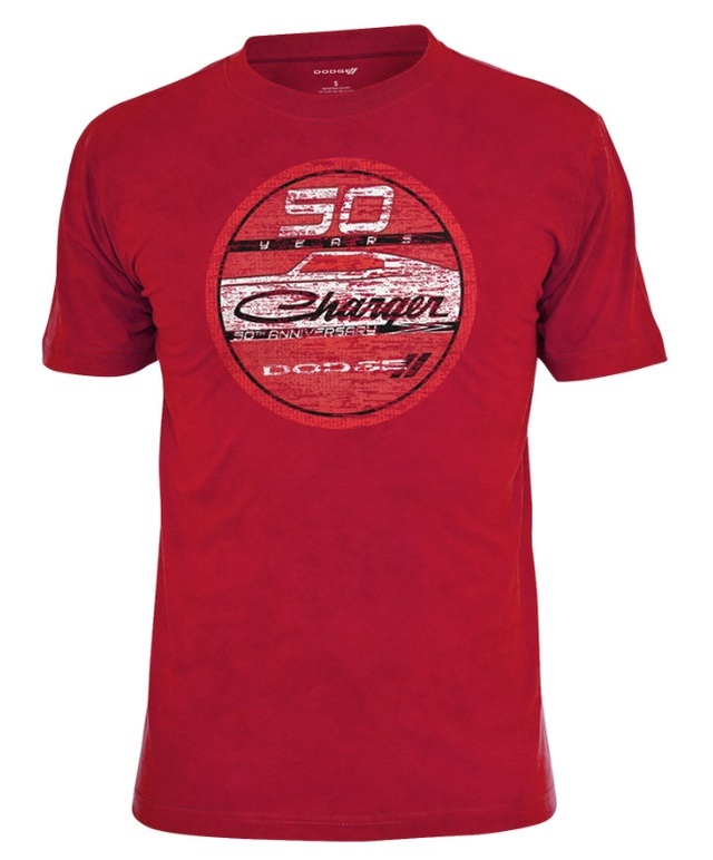 11HN1XXL - : New Dodge Charger 50th Anniversary T-Shirt T Shirt Red 2XL for Mopar Image