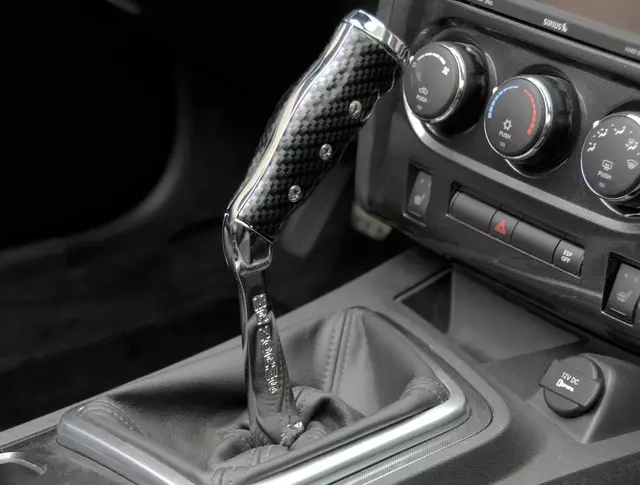 MNPGS - : Dodge Challenger 6 Speed Shifter Handle &amp; Knob Short Throw Pistol Grip Mr. Norms for SW PERFORMANCE Image
