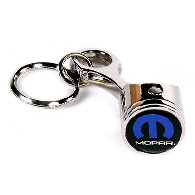 A69399742N - : New Mopar Piston Keychain Key Chain Mopar Logo Piston &amp; Rod Mopar for Mopar Image