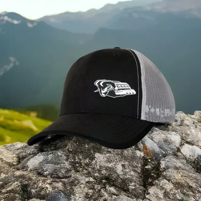 1310250053 - : New Ram Truck New Hemi Logo V8 HEMI® Microfiber Flex Cap Mopar Trucker for Mopar Image