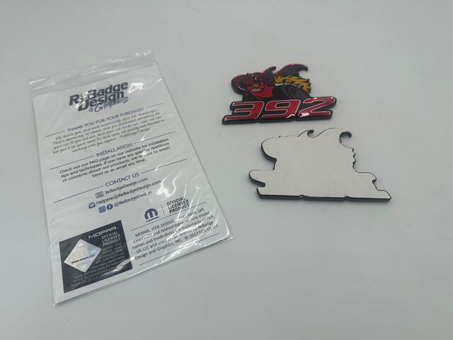 SWMDPBEE - : Dodge Challenger Charger 300 Demon Pack Angry Bee Fender Emblem Decal Badge 2pcs for SW PERFORMANCE Image