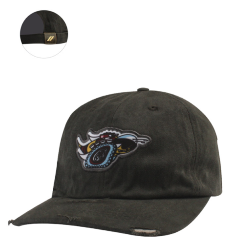 127JT - : New Dodge Scat Pack Logo Cap Distressed Baseball Hat Black One Size Mopar for Mopar Image