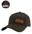 1523Y - : New Jeep ® 80th Anniversary Hat Brown Suede Ball Cap Baseball Cap Mopar New for Mopar Image