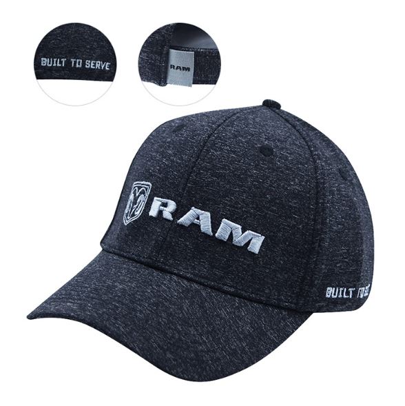 14RDE - : New Ram Built to Serve Performance Fabric Cap Black Factory Mopar New Oem for Mopar Image
