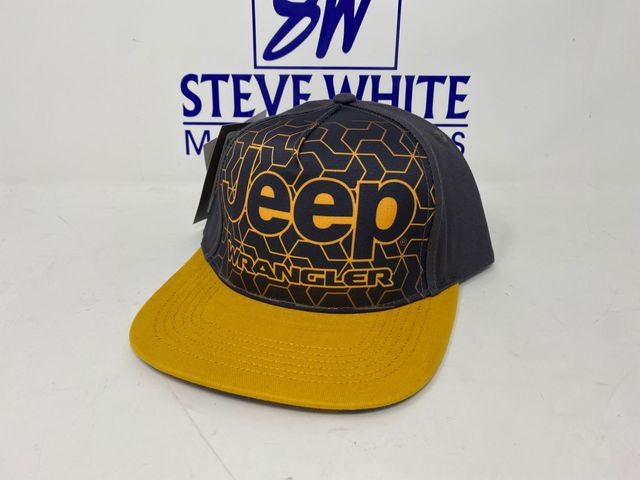 157FH - : Jeep® Men’s Wrangler Snapback Hat Baseball Cap Twill and Polyester Adjustable for Mopar Image