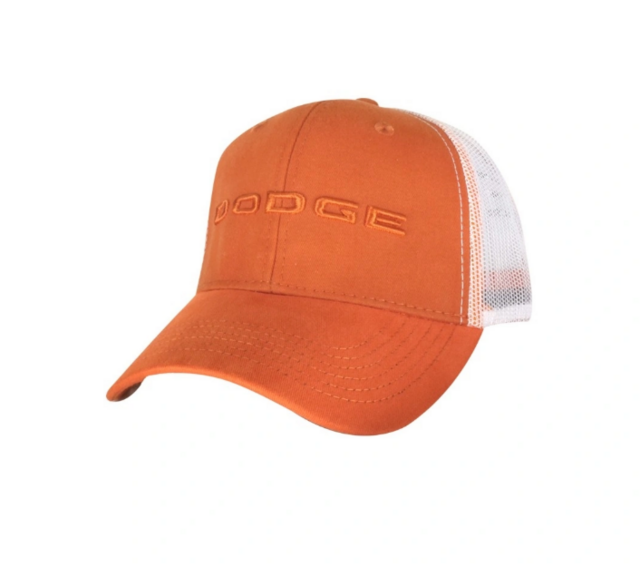 13020R1 - : New Mopar DODGE Burnt Orange Twill Ball Cap Trucker Style Ball Cap New for Mopar Image