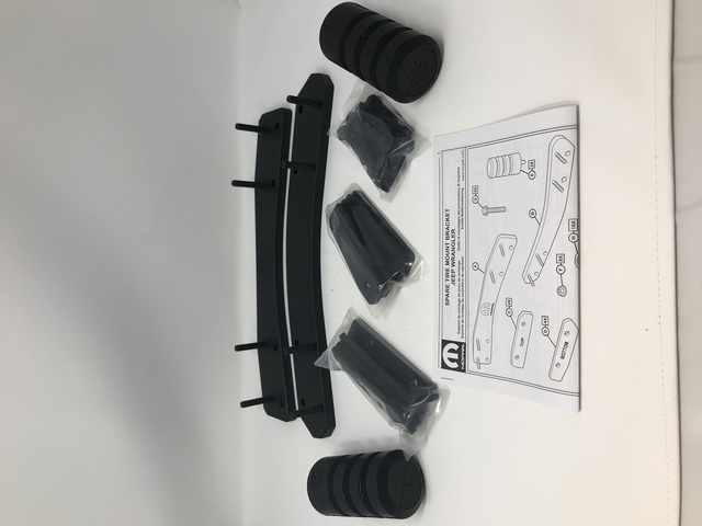 82215355AC - Carriers &amp; Cargo Hauling Accessories: Spare Tire Carrier for Jeep: Wrangler Image