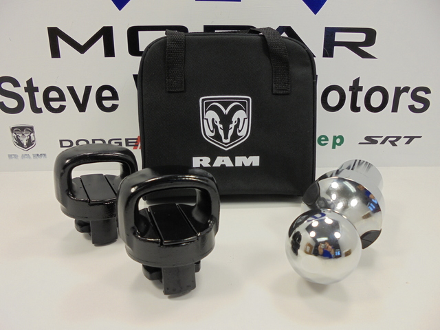 82216057AC - Carriers &amp; Cargo Hauling Accessories: Gooseneck Ball Kit for Ram: 2500, 3500 Image