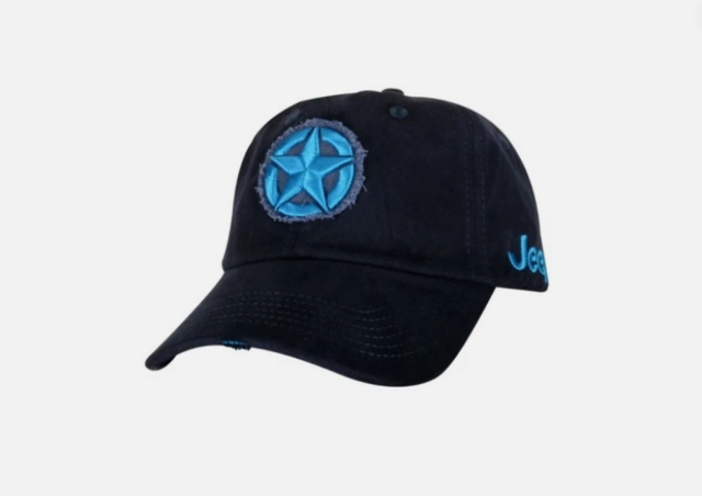 1308BU1 - : New Jeep Star Navy Cap 3D Logo Star Snapback Mopar New for Mopar Image