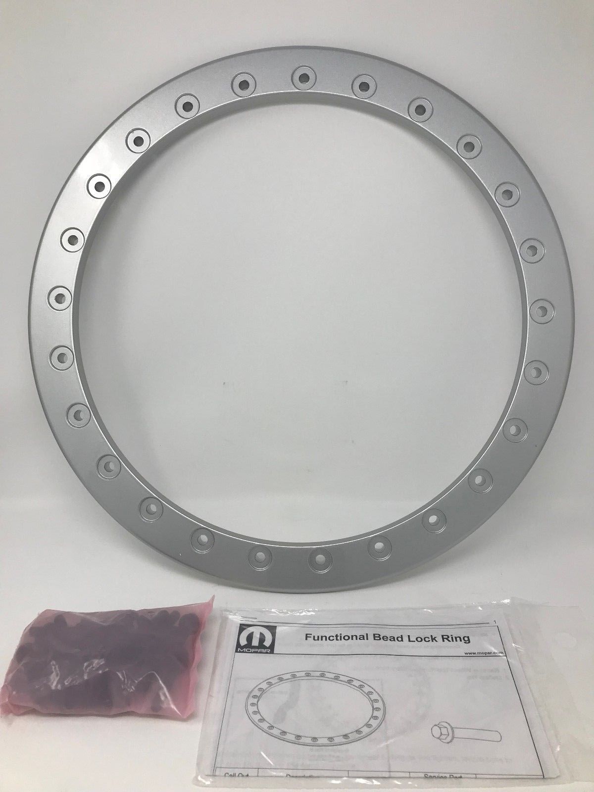 P5160154AA - Exterior Accessories: Functional Bead Lock Ring Kit for Jeep: Gladiator, Wrangler, Wrangler JK | Ram: 1500, 1500 Classic Image