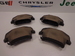 5142561AC - : Rear Disc Brake Pad Kit for Chrysler: 300 | Dodge: Challenger, Charger, Magnum Image