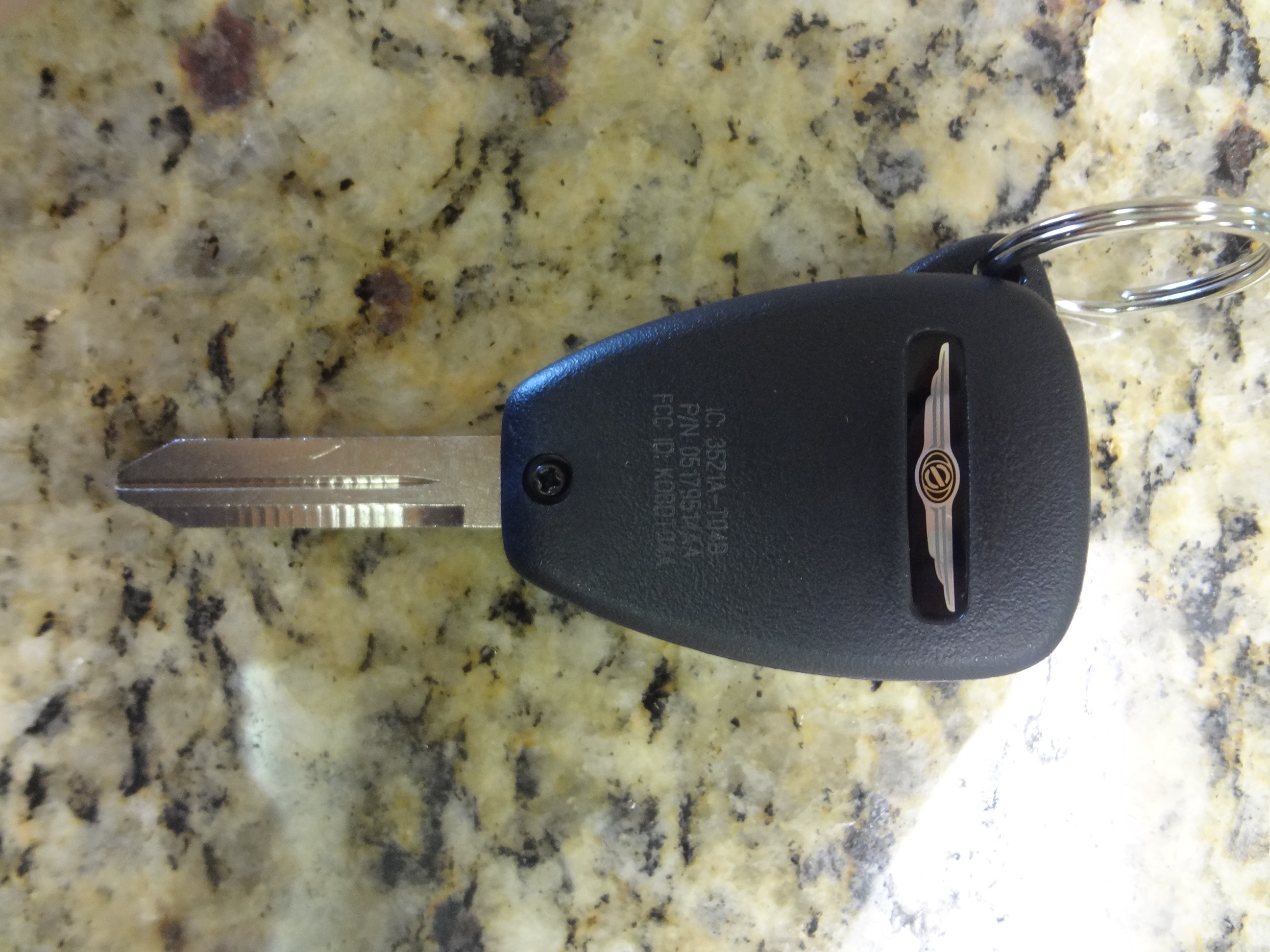 5179514AC - : Blank With Transmitter Key for Chrysler: 200, 300, Aspen, PT Cruiser, Sebring Image