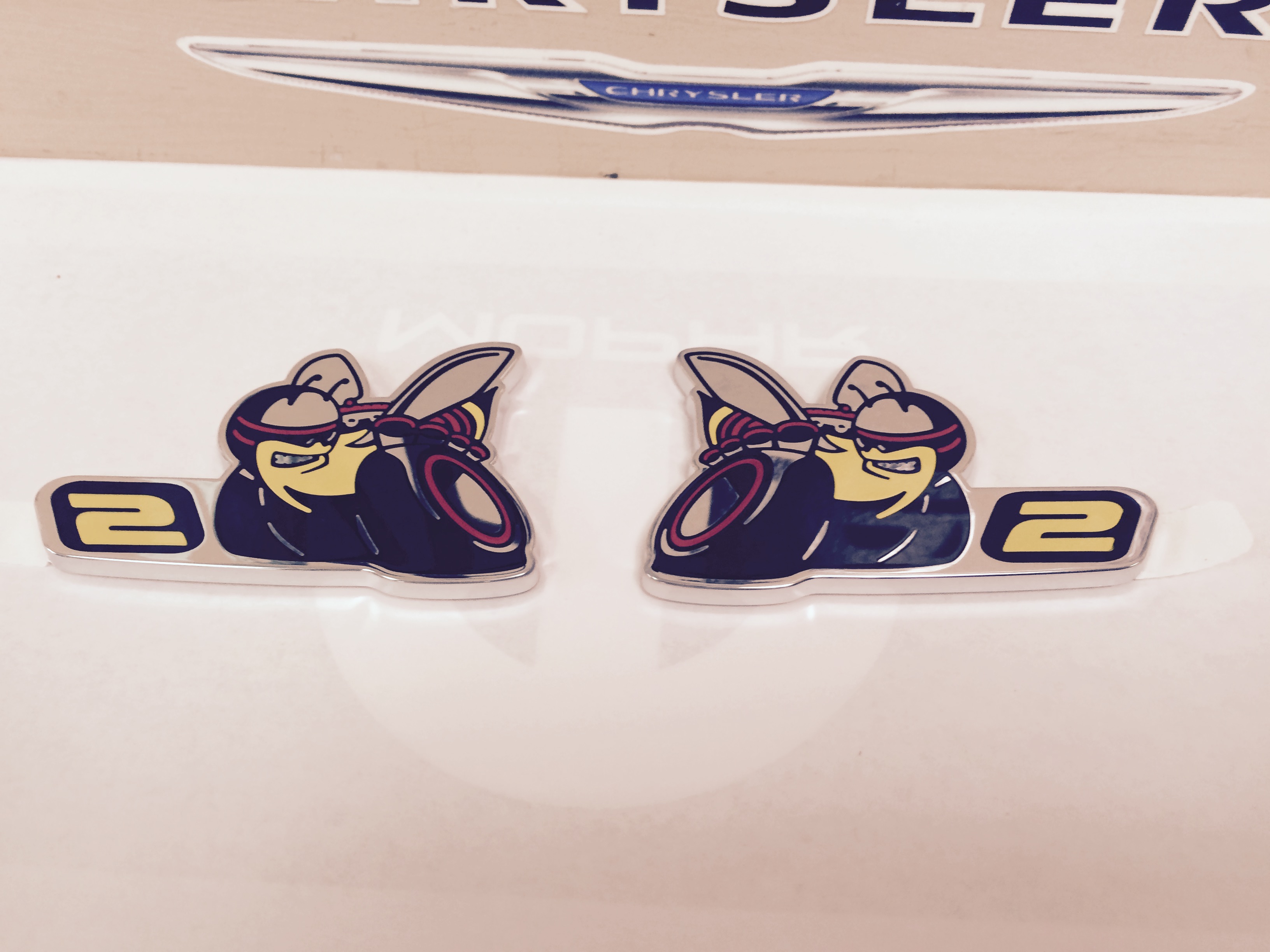 SWMSC2 - : Challenger Charger Scat Pack Stage 2 Level 2 Emblem Emblems Set of 2 New Mopar for Mopar Image