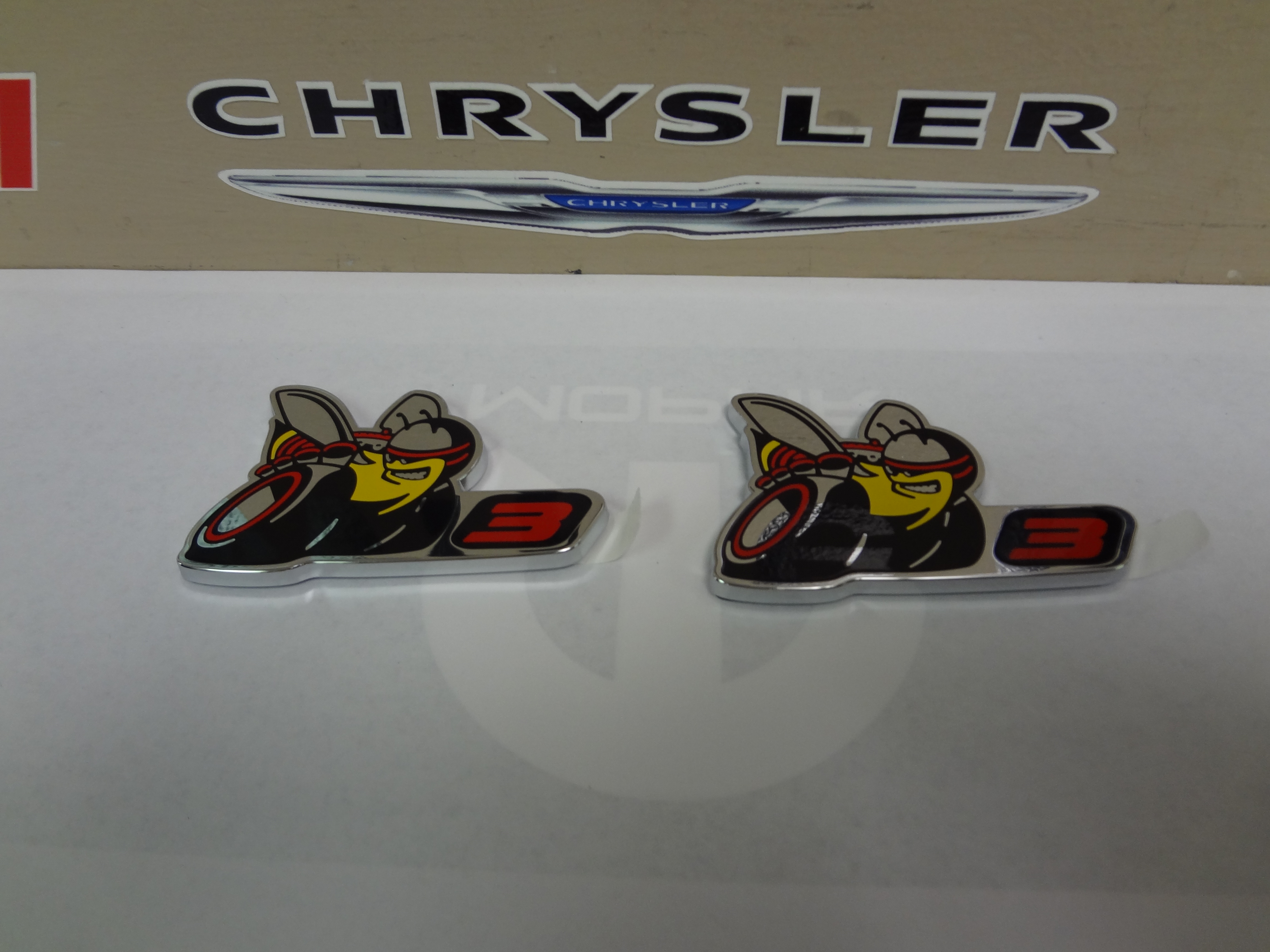 SWMSC3 - : Challenger Charger Scat Pack Stage 3 Level 3 Emblem Emblems Set of 2 New Mopar for Mopar Image