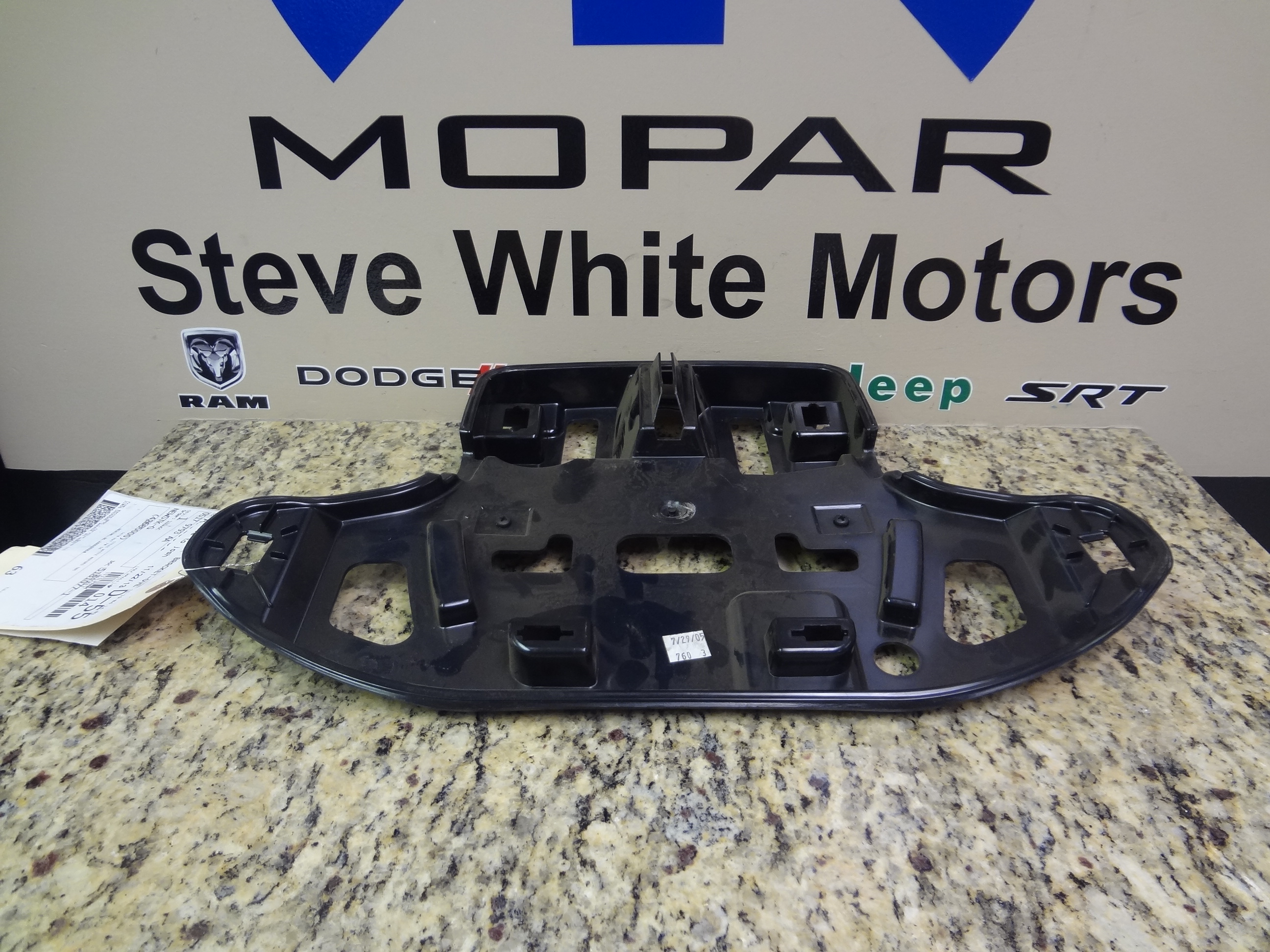 5179793AA - Instrument Panel and Radios and Consoles: Backing Plate for Dodge: Ram 1500, Ram 2500, Ram 3500 Image