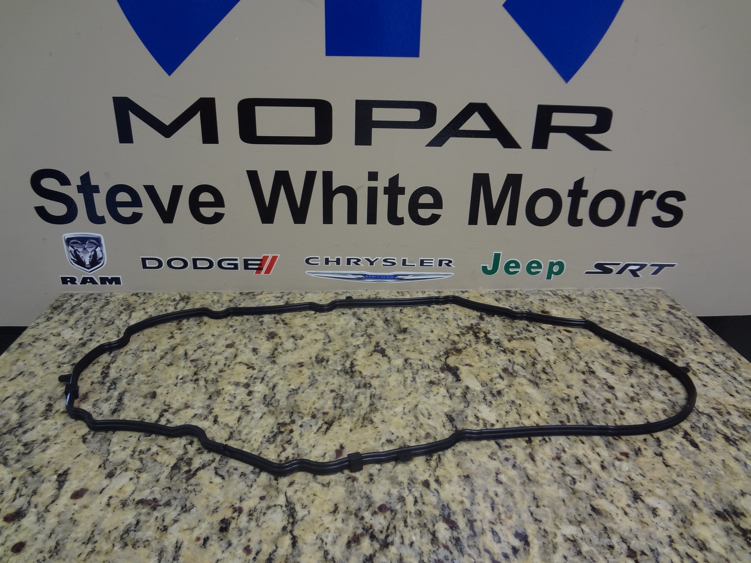 5184596AE - Engine: Cylinder Head Cover Gasket for Chrysler: 200, 300, Town &amp; Country | Dodge: Avenger, Challenger, Charger, Durango, Grand Caravan, Journey | Jeep: Cherokee, Grand Cherokee, Wrangler, Wrangler JK | Ram: 1500, 1500 Classic, C/V, ProMaster 1500, ProMaster 2500, ProMaster 3500 Image