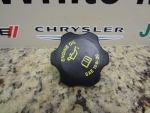 53010654AA - Engine 2.4L Four Cylinder: Oil Filler Cap for Chrysler: 300M, Concorde, PT Cruiser, Sebring, Town &amp; Country, Voyager | Dodge: Caravan, Dakota, Durango, Grand Caravan, Intrepid, Neon, Ram 1500, Ram 2500, Ram 3500, Stratus | Jeep: Cherokee, Grand Cherokee, Liberty, Wrangler Image