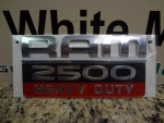 55372616AC - Exterior Ornamentation: Nameplate for Dodge: Ram 2500 | Ram: 1500, 2500 Image