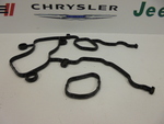68228480AA - : Chain Case Cover Gasket Kit for Chrysler: 200, 300, Pacifica, Town &amp; Country, Voyager | Dodge: Avenger, Challenger, Charger, Durango, Grand Caravan, Journey | Jeep: Cherokee, Gladiator, Grand Cherokee, Grand Cherokee L, Grand Cherokee WK, Wrangler, Wrangler JK | Ram: 1500, 1500 Classic, C/V, ProMaster 1500, ProMaster 2500, ProMaster 3500 Image