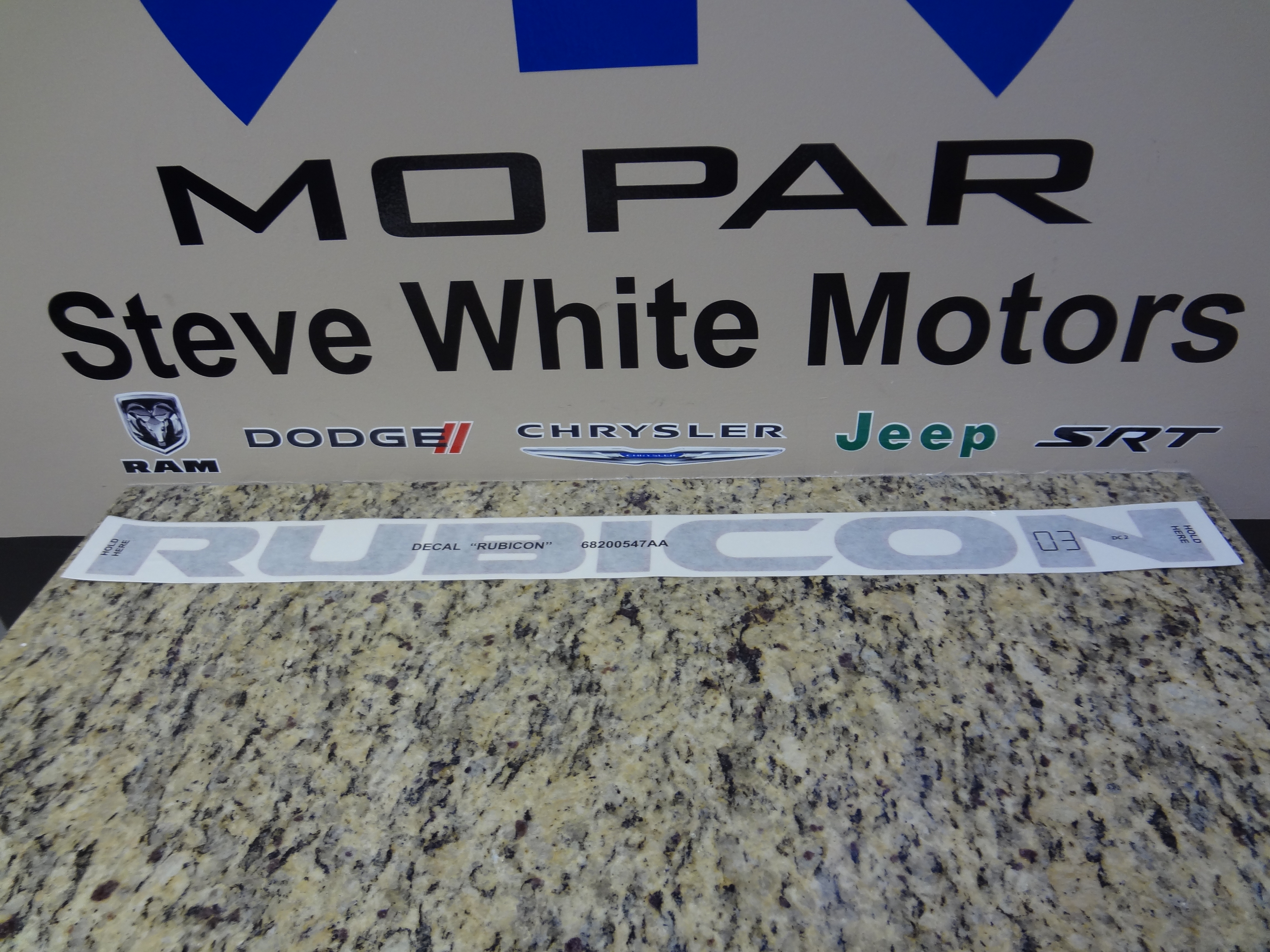 68200547AA - : Hood Decal for Jeep: Wrangler Image