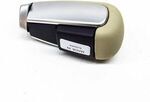 30756901 - : Leather Gearshift Knob W/Chrome Inlay (Beige) for Volvo Image