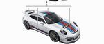 98104480163 - : Decorative Side Strips In Red for Porsche Image