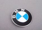 51148219237 - Body: Emblem for BMW: 228i, 228i xDrive, 230i, 230i xDrive, 320i, 320i xDrive, 323Ci, 323i, 325Ci, 325i, 325xi, 328Ci, 328d, 328d xDrive, 328i, 328i xDrive, 328xi, 330Ci, 330e, 330i, 330i xDrive, 330xi, 335d, 335i, 335i xDrive, 335xi, 340i, 340i xDrive, 428i, 428i Gran Coupe, 428i xDrive, 428i xDrive Gran Coupe, 430i, 430i Gran Coupe, 430i xDrive, 430i xDrive Gran Coupe, 435i, 435i Gran Coupe, 435i xDrive, 435i xDrive Gran Coupe, 440i, 440i Gran Coupe, 440i xDrive, 440i xDrive Gran Coupe, ActiveHybrid 3, M2, M235i, M235i xDrive, M240i, M240i xDrive, M3, M4 Image