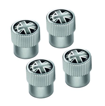VPLRW0153 - Wheels: Styled Valve Caps - Black Jack for Land-Rover Image